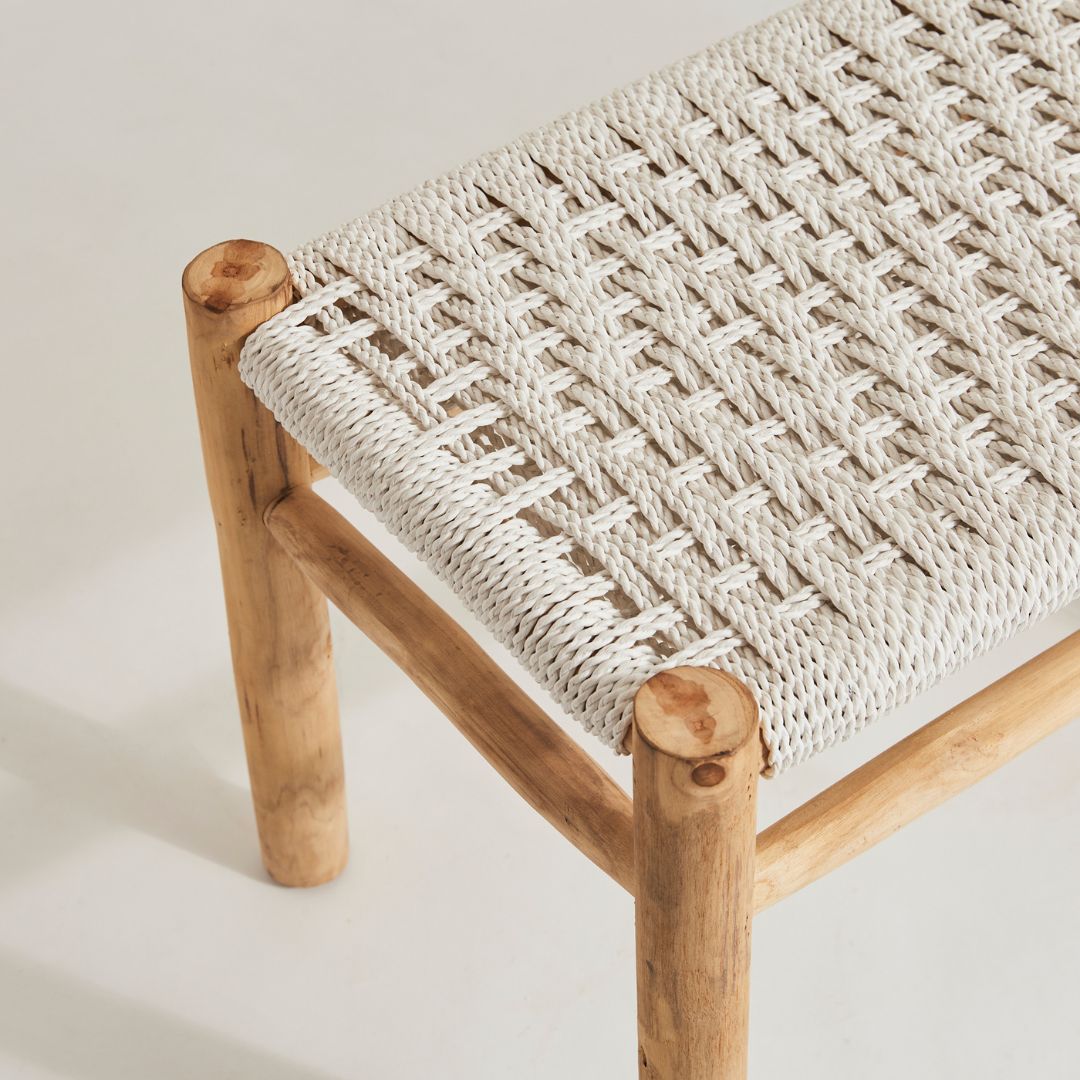 Macrame Bench Seat