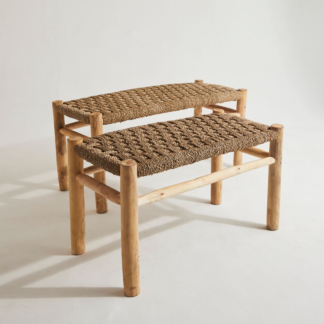 Macrame Bench Seat