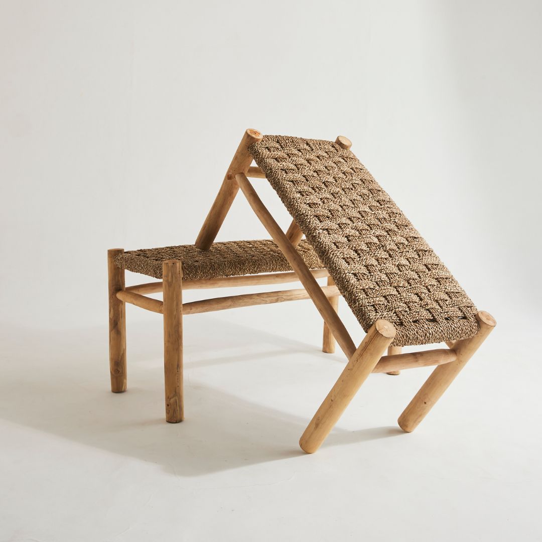 Macrame Bench Seat