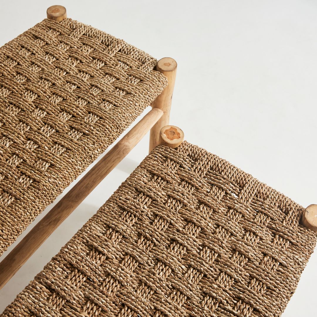 Macrame Bench Seat