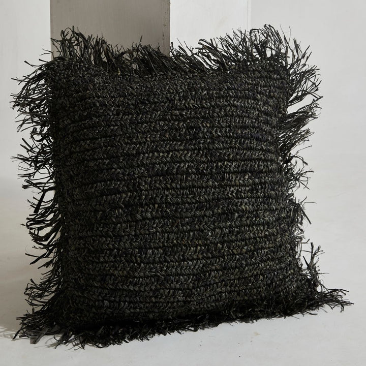 Sisal Cushion with Fringe