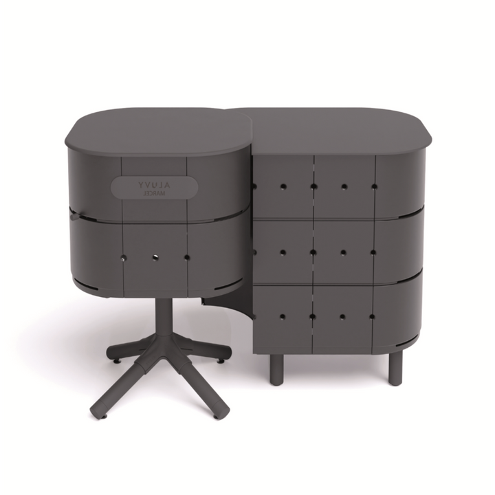 ALUVY JEAN Basalt Outdoor Storage Cabinet - Right