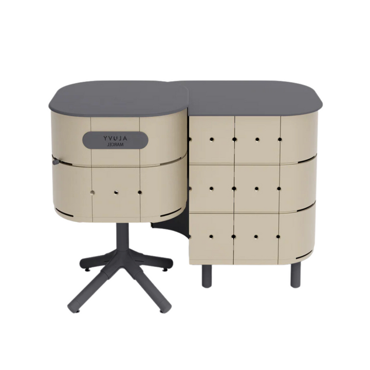 ALUVY JEAN Basalt Outdoor Storage Cabinet - Right