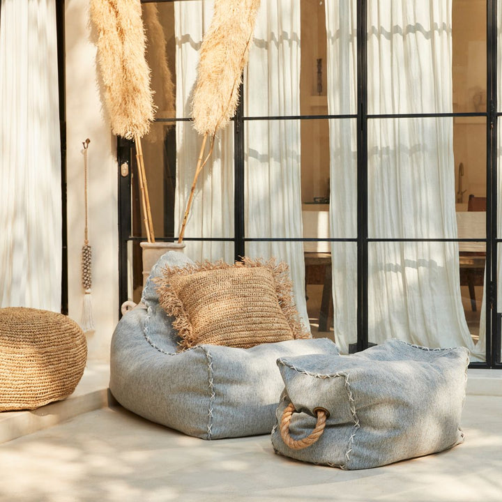 Sisal Cushion with Fringe