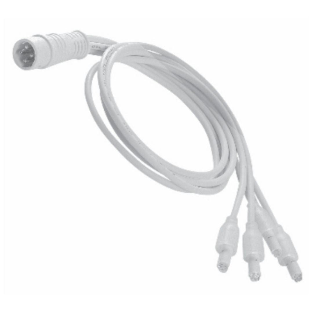Quad border light loom including LED, Lens & O Ring