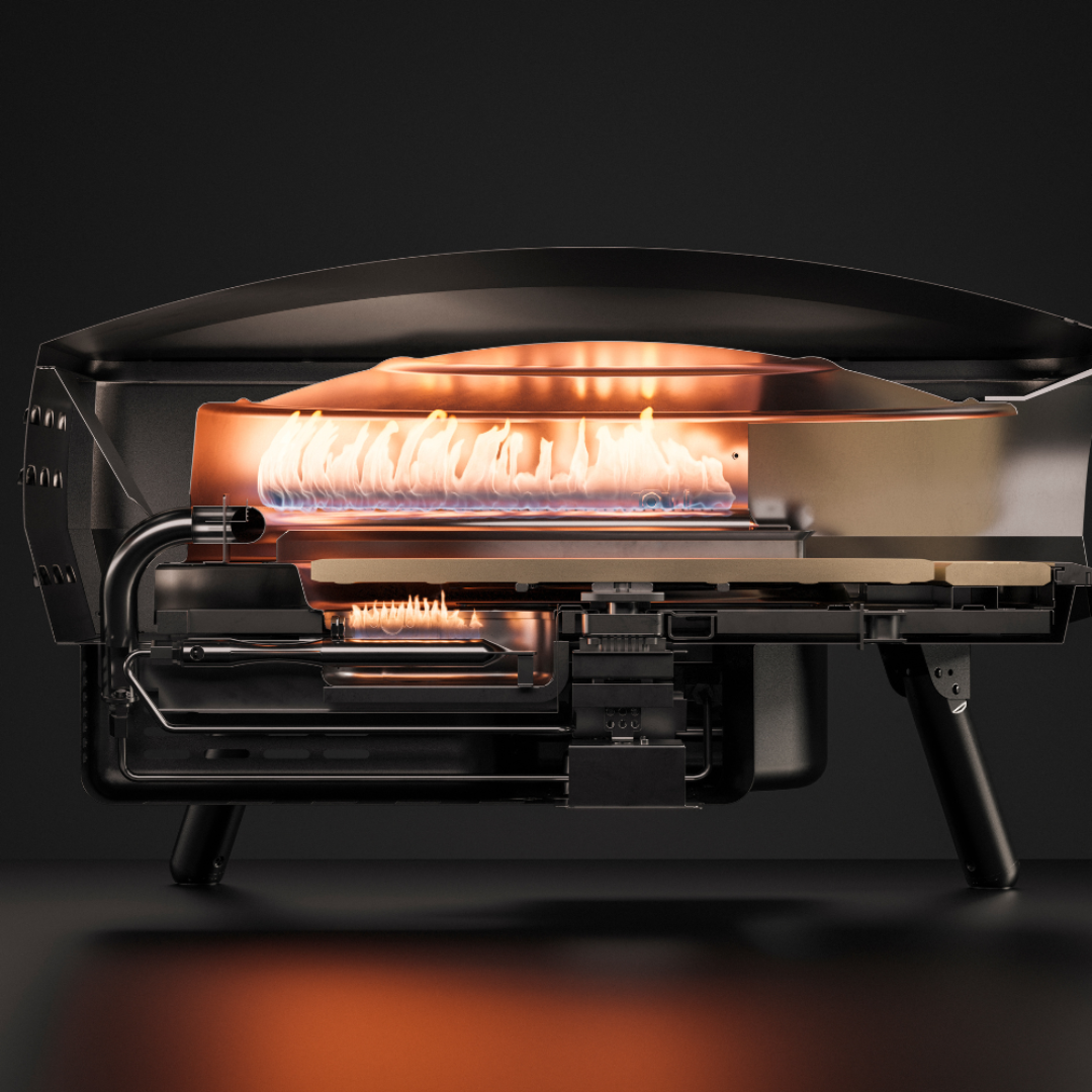 WITT Etna Rotante Gas Powered Pizza Oven w/ Rotating Stone 16"