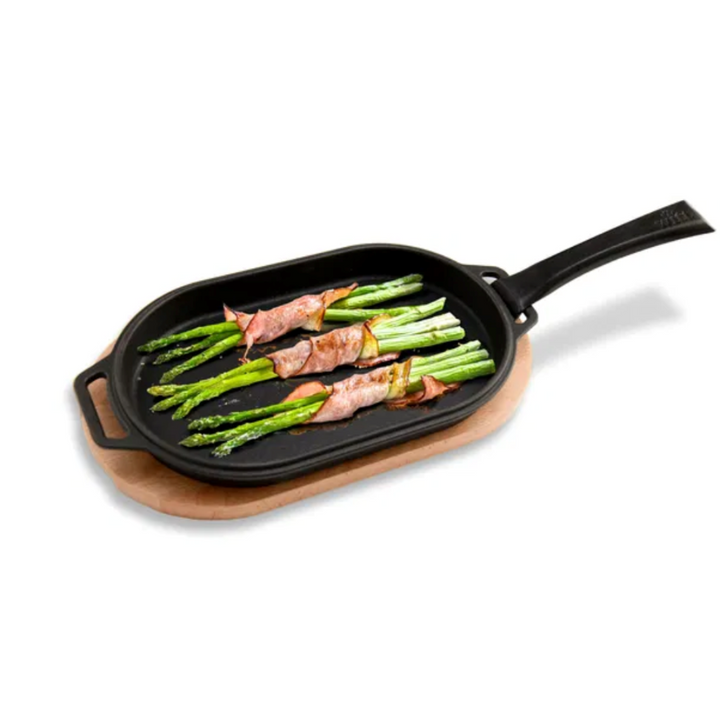 WITT Pizza Cast Iron Oval Cooking Pan