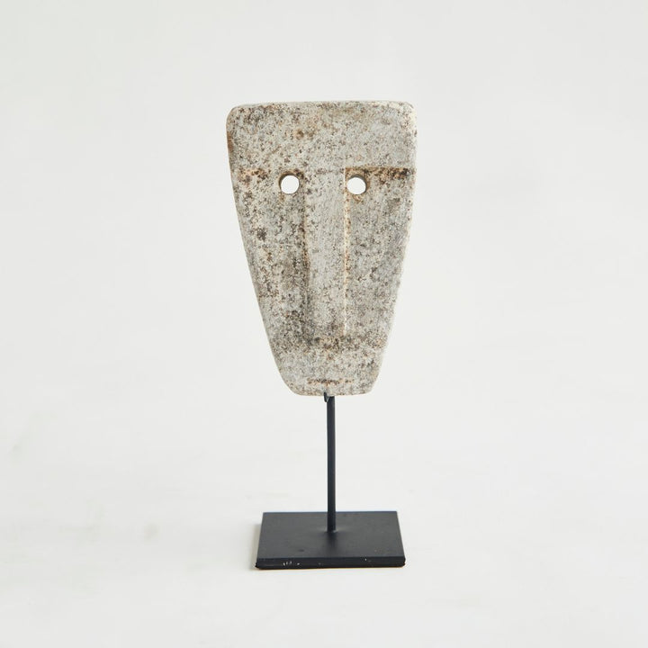 Antique Stone Face on Stand