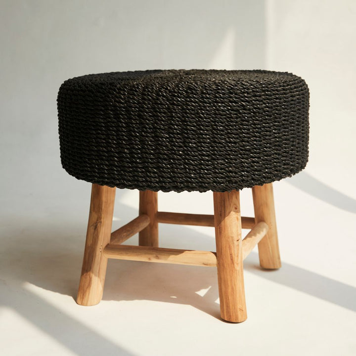 Raffia Foot Stool