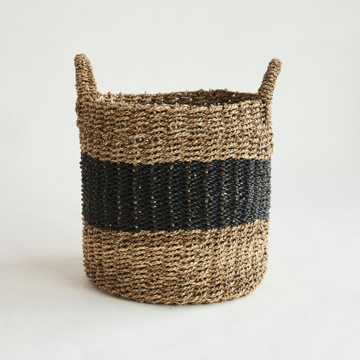 Seagrass Basket | Natural and Black