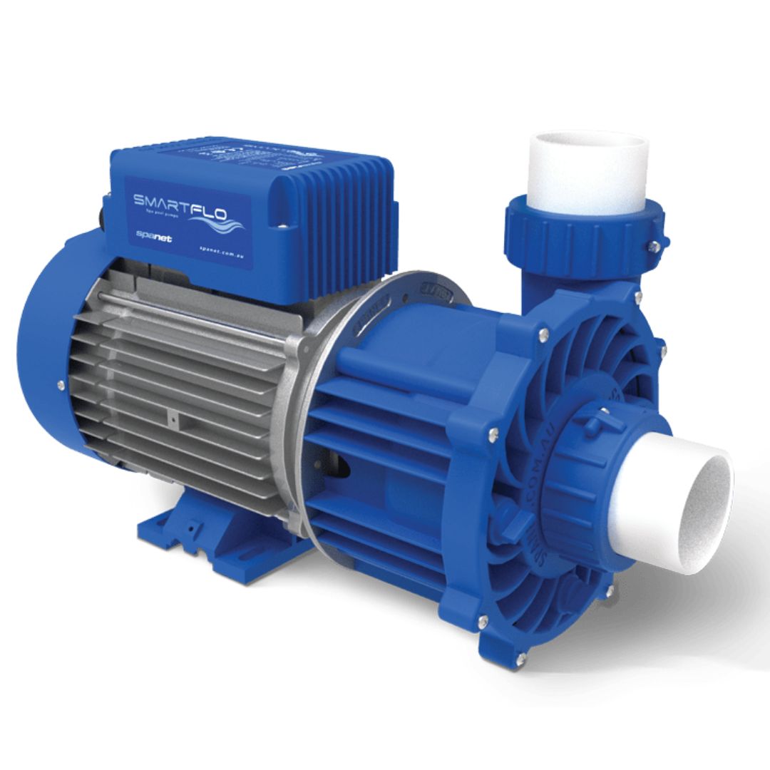 1100w (1.5hp) Two speed booster pump, 50mm unions inc
