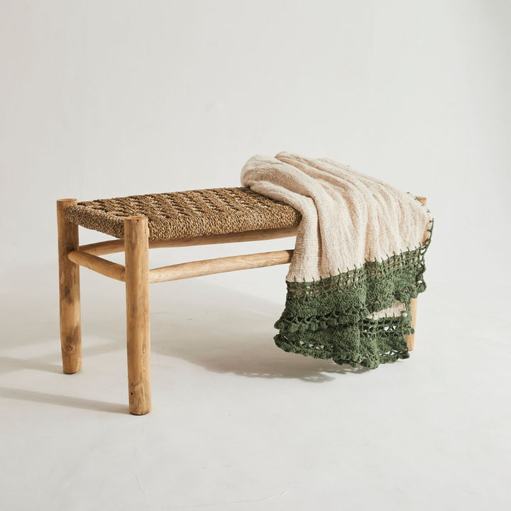 Macrame Bench Seat