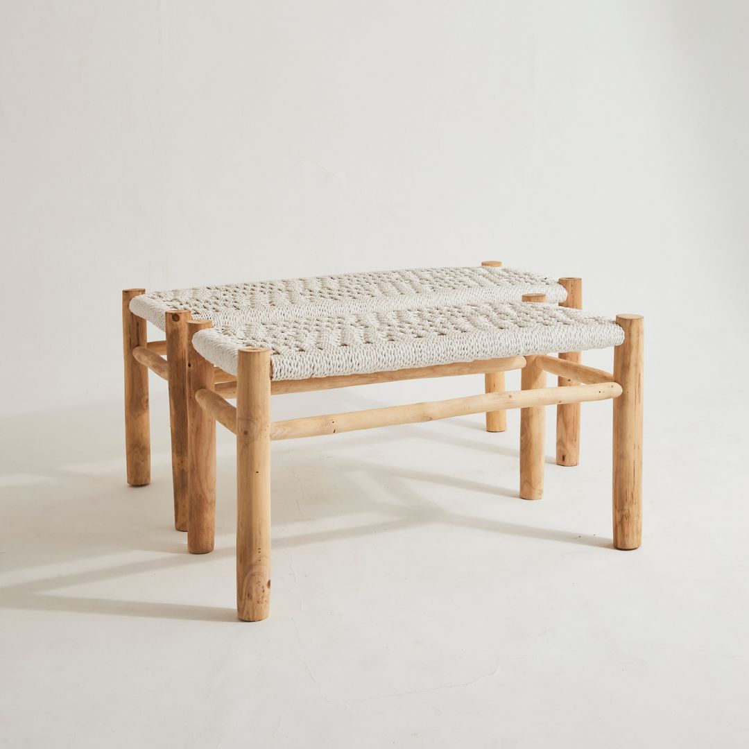 Macrame Bench Seat