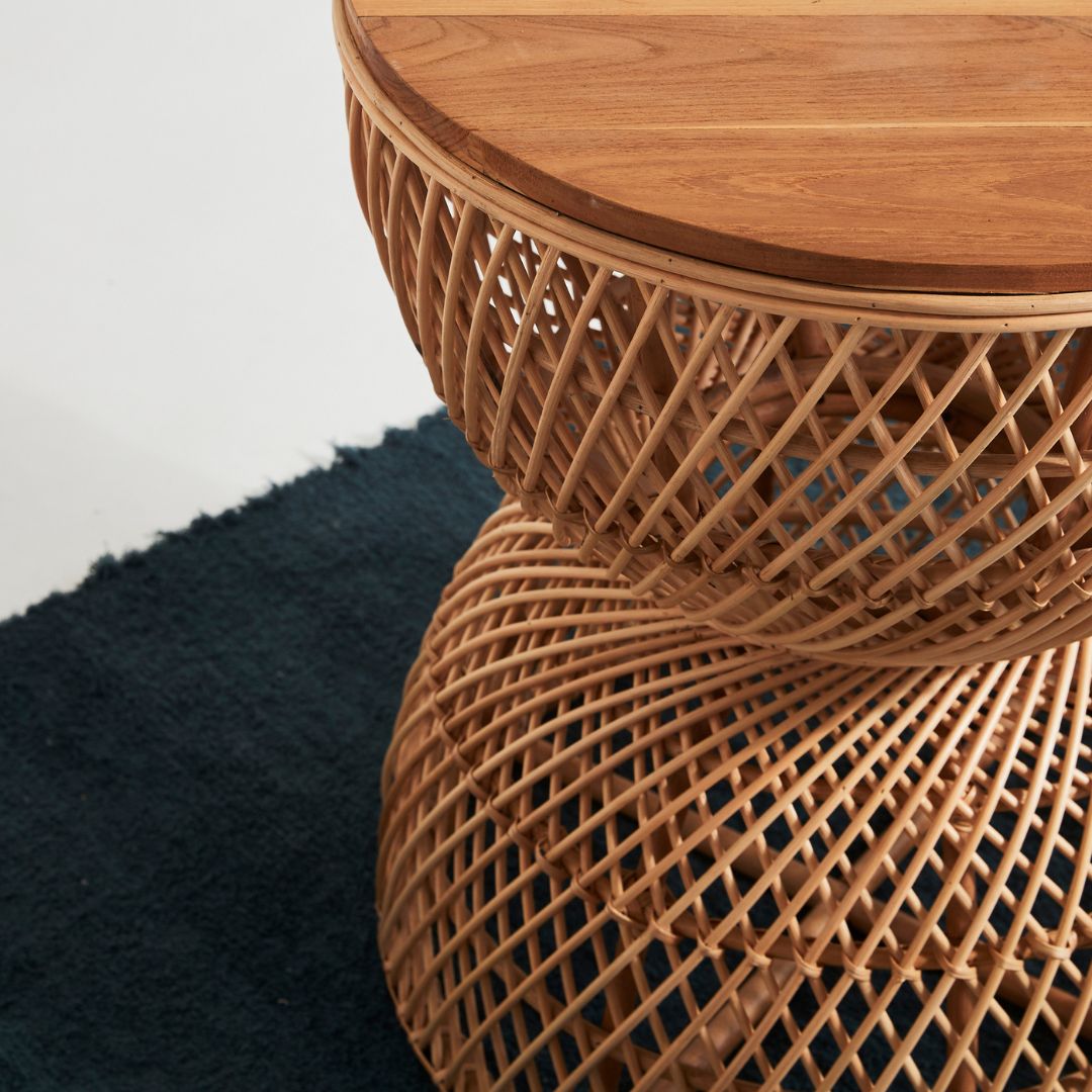 Rattan Side Table