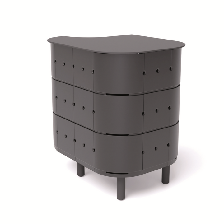 ALUVY JEAN Basalt Outdoor Storage Cabinet - Left