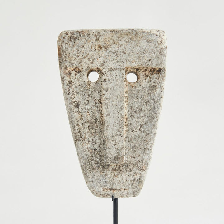 Antique Stone Face on Stand