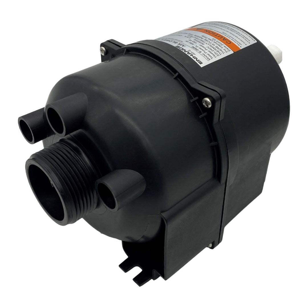 Enhance Air Heated Spa Bath Blower c/w Air Switch – All Spa Superstore