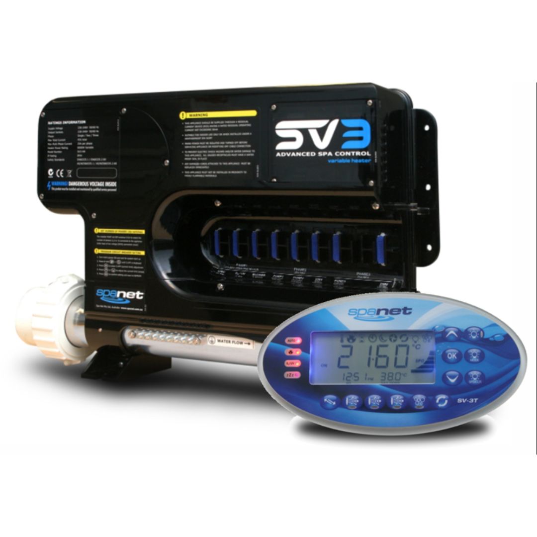 Sv3 Control Panel SV3-VH Spa Control & SV3T Touch Pad Package – All Spa Superstore