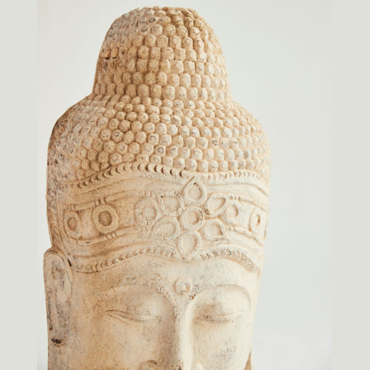 Traditional Buddha Head on Stand