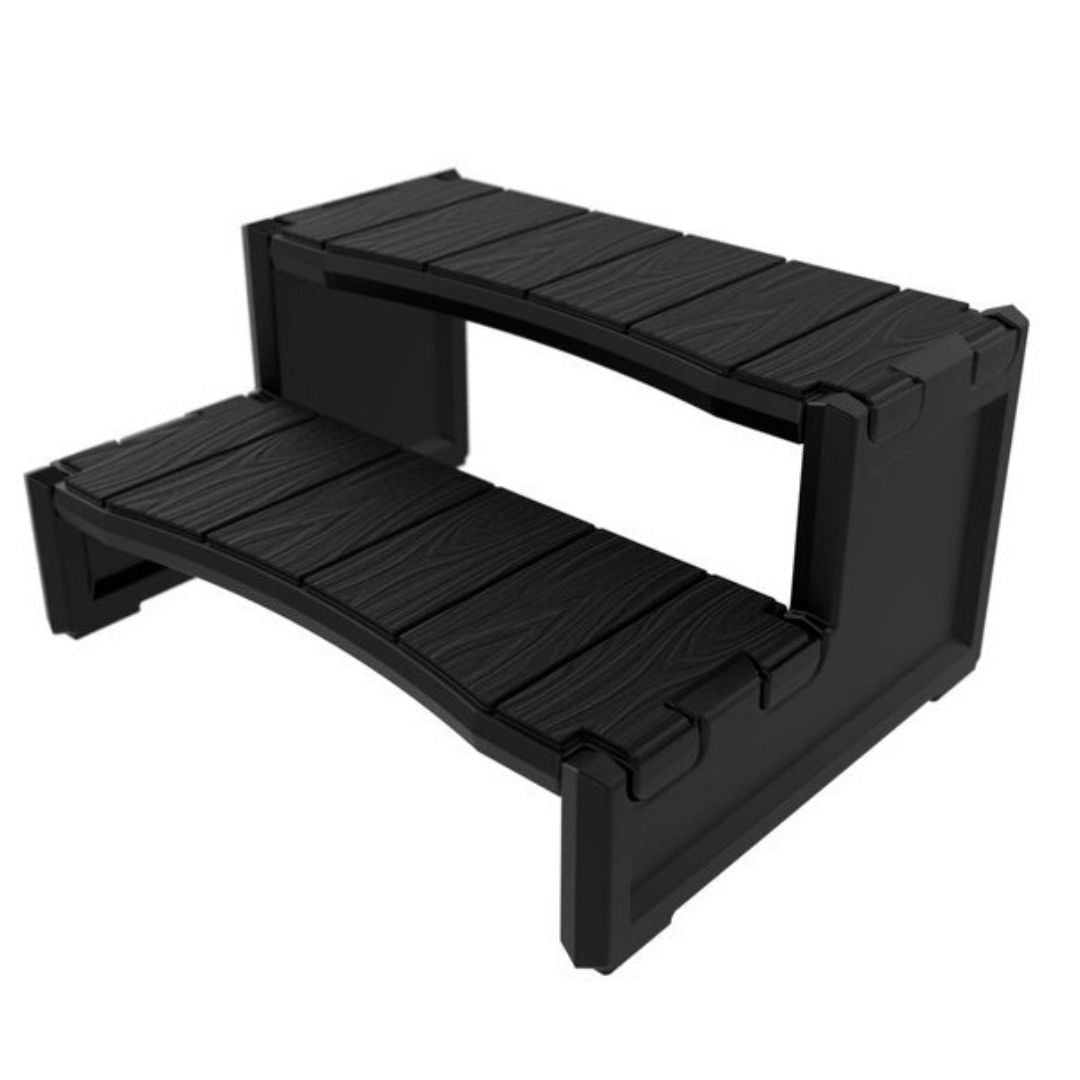 Internal Spa Step Two-Tier Spa Steps - Black Moulded – All Spa Superstore