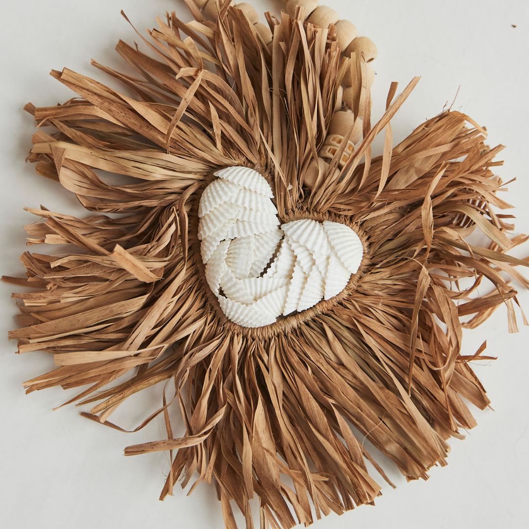 Seagrass and Shell Tassel