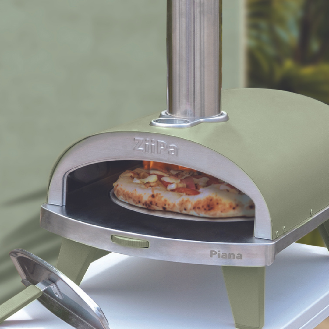 ZiiPa Piana Wood Pellet Pizza Oven with Rotating Stone