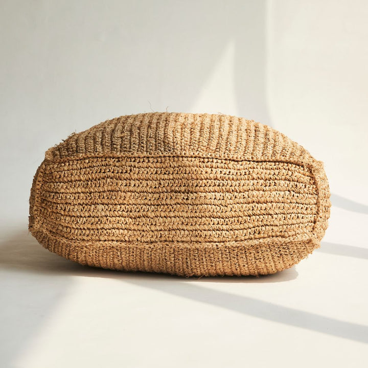 Raffia Woven Floor Cushion