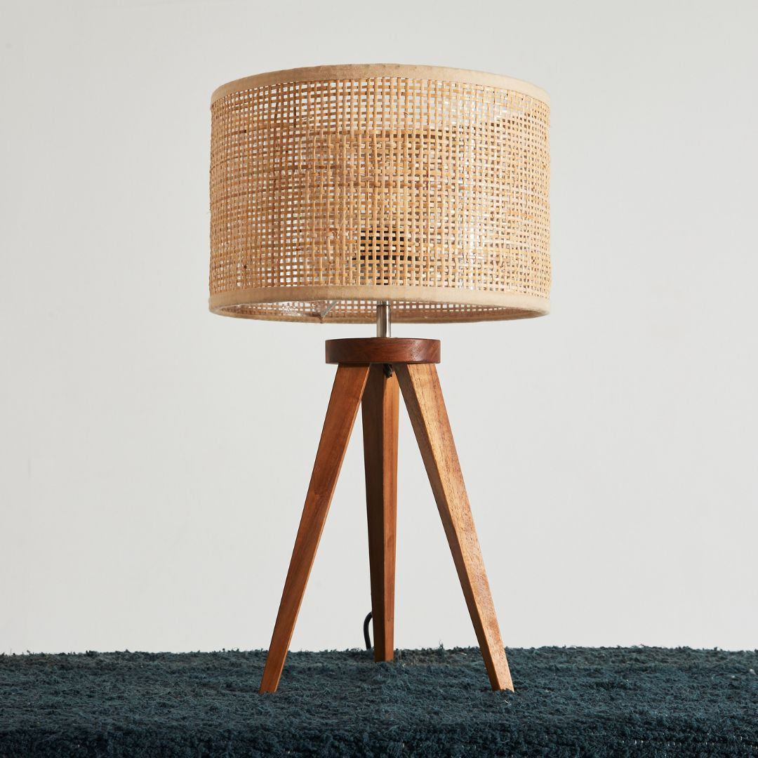 Handcrafted Tripod Table Lamp
